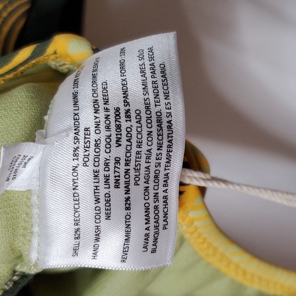 Fe Noel x Target Women's Mirco Waves Print Bralette Bikini Top - Picture 15 of 15